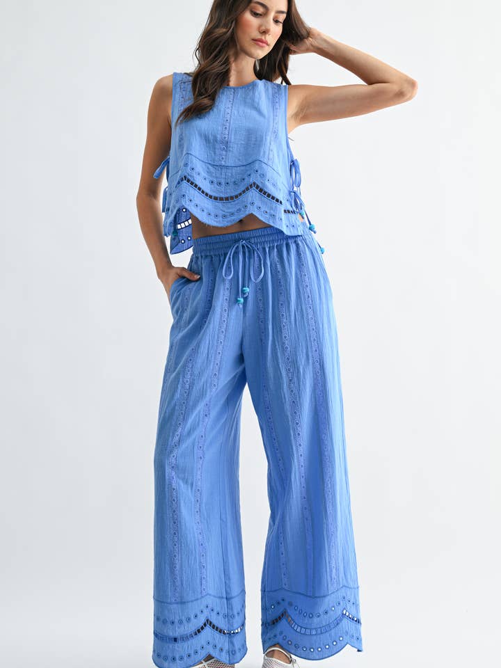 CS10110J Embroidered Cotton Co-Ord Matching Set for wholesale by Camellia