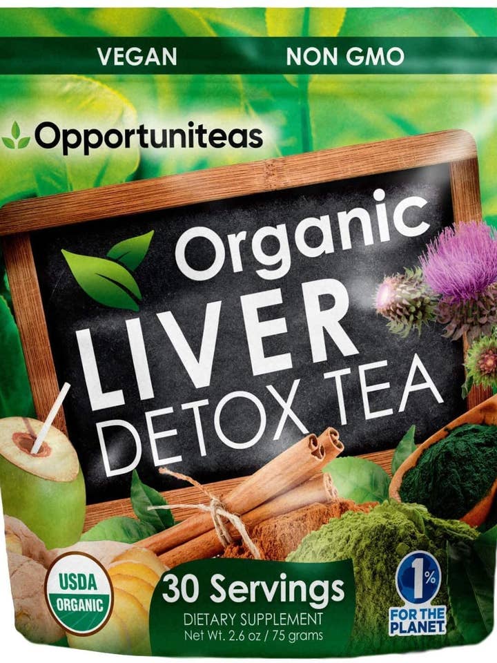 Organic Liver Detox Tea - Vegan & Non-GMO - 30 Servings for wholesale by Opportuniteas