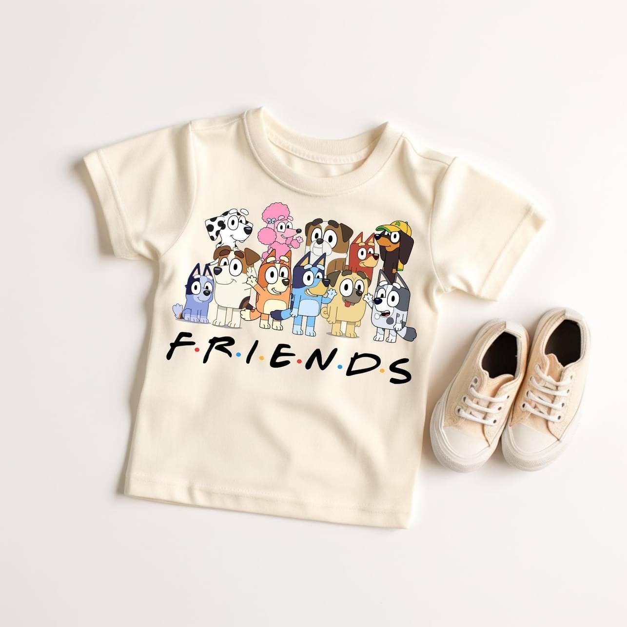 Buckin Baby Wholesale – Großhandel T-Shirt mit Siebdruck – Kinder – freunde