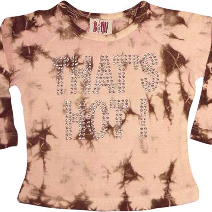 B-Nu - Top tie dye da bambina a maniche lunghe per la vendita all'ingrosso da parte di Eastern Off Price