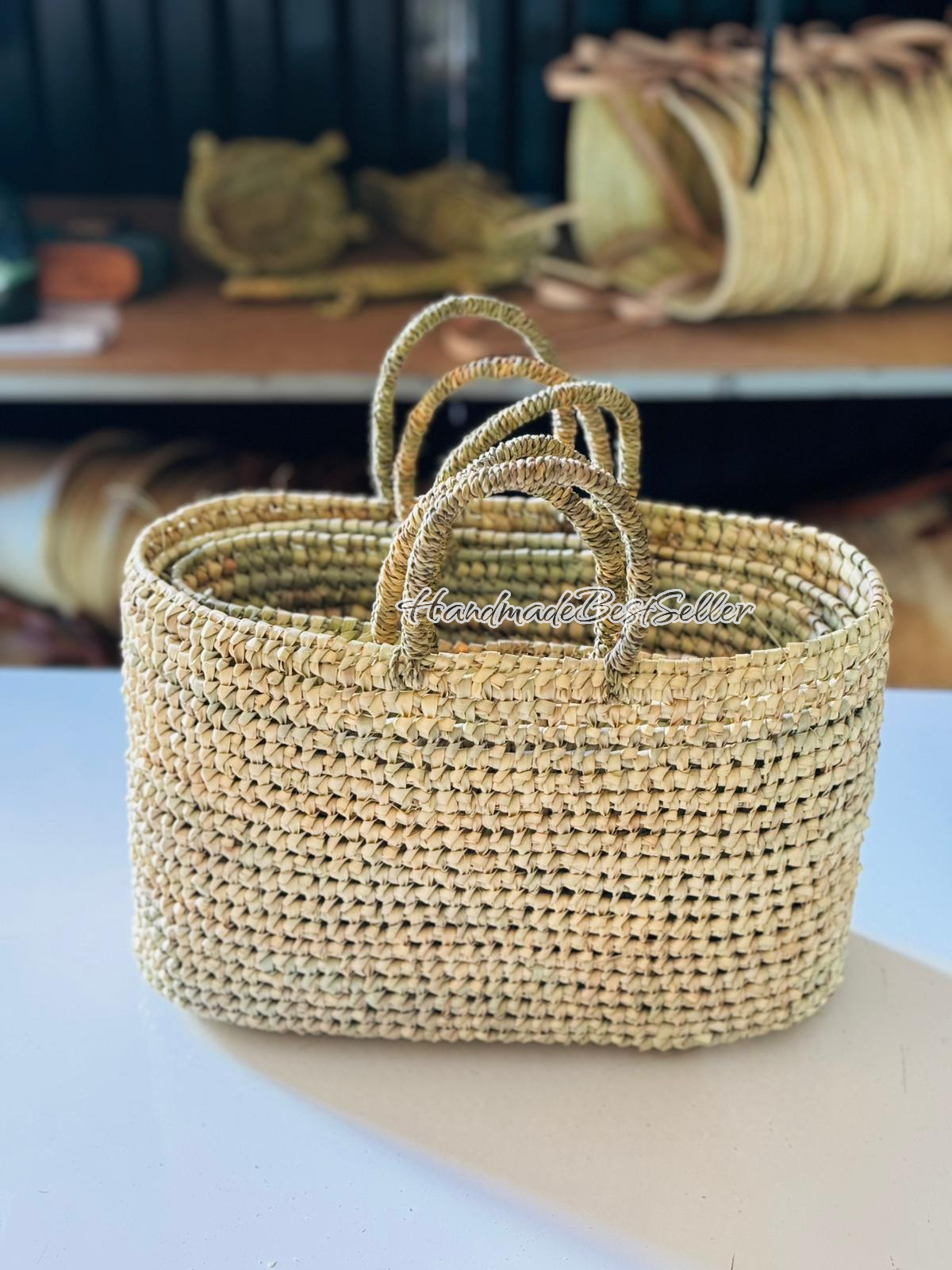 HandmadeBestSeller – wholesale Tote bag – Women's – Handmade Woven Straw Tote Bags – Lightweight and Durable4