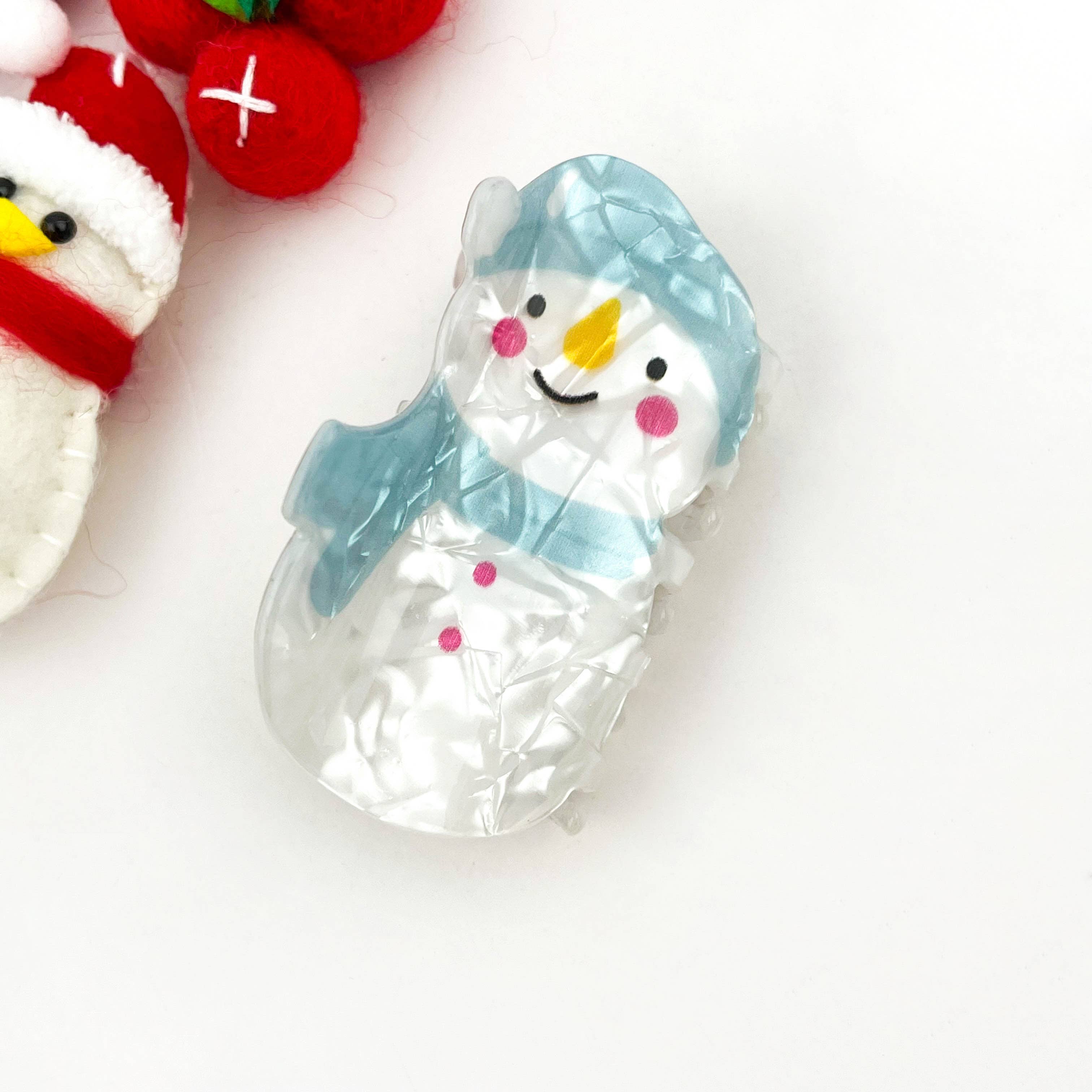 mildstyles – wholesale Hårklämma - Dam – Julfestlig akryltryckt hårklämma7