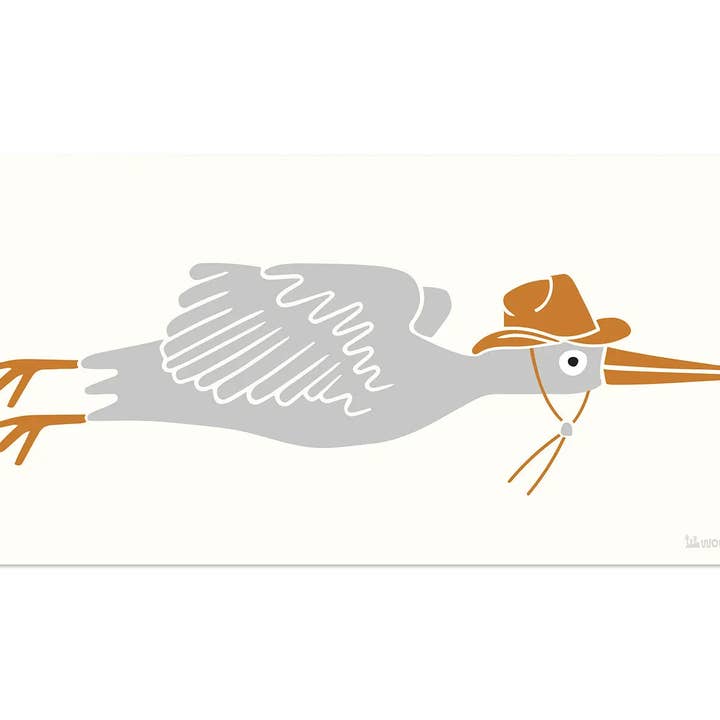 Kuhvogel-Druck für den Großhandel von Woosah Outfitters