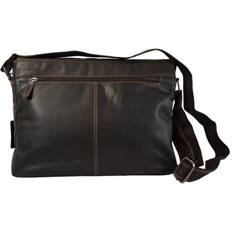 Greenwood Leather - Wholesale Laptop Bag - Men's - Leather Shoulder Laptop Bag Gent - GW1172