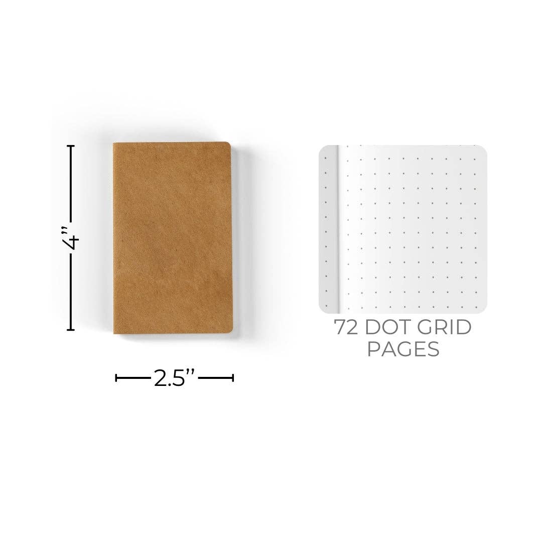 LOCHBY – wholesale Notebook – A7 Dot Grid (4-pack)3