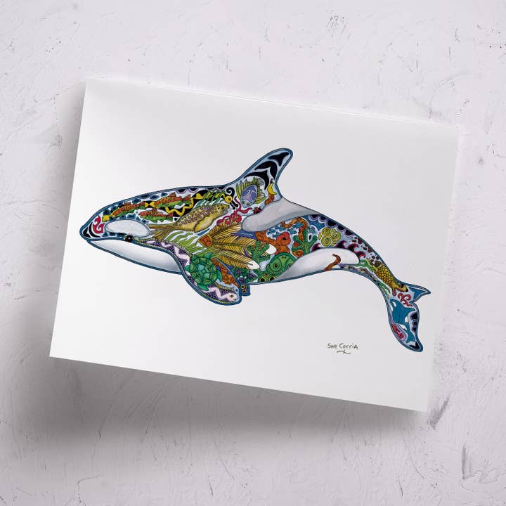 Imprimé Signé Granny Orca pour la vente par EarthArt International