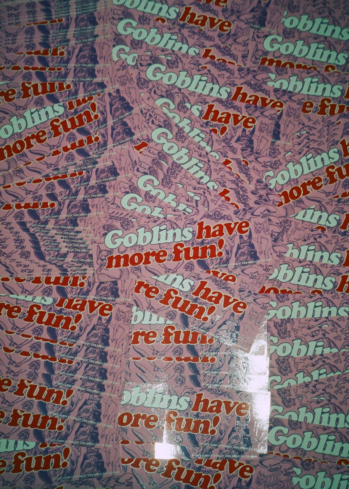 gentle thrills - Wholesale Sticker - goblins have more fun bumper sticker2