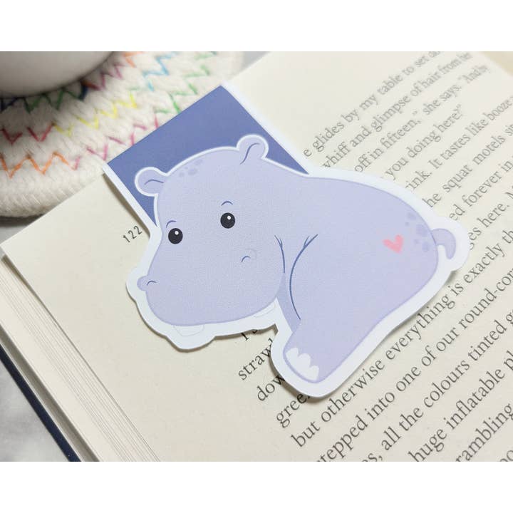 Hippo Magnetic Bookmark for wholesale by FunUsual Suspects