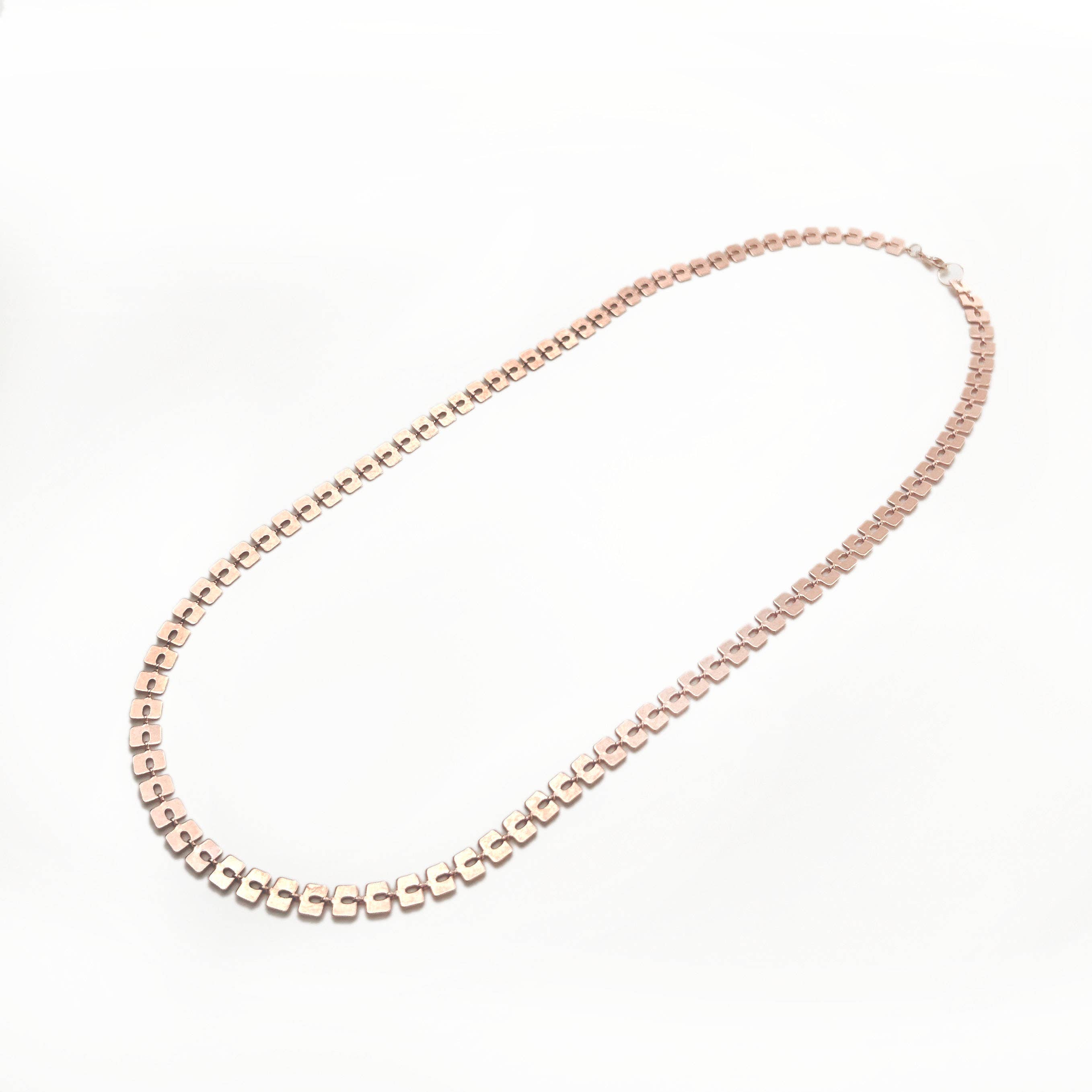 Industrial Jewellery Ltd – wholesale Link & chain necklace – Mabel Necklace Rose Gold1