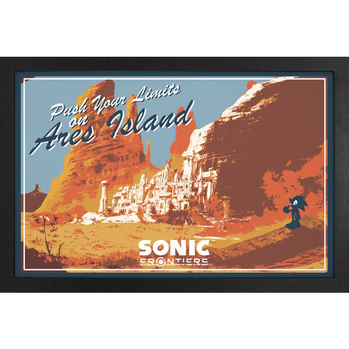 Pyramid America - Wholesale Art Print - Sonic Frontiers-Ares Island Framed Print