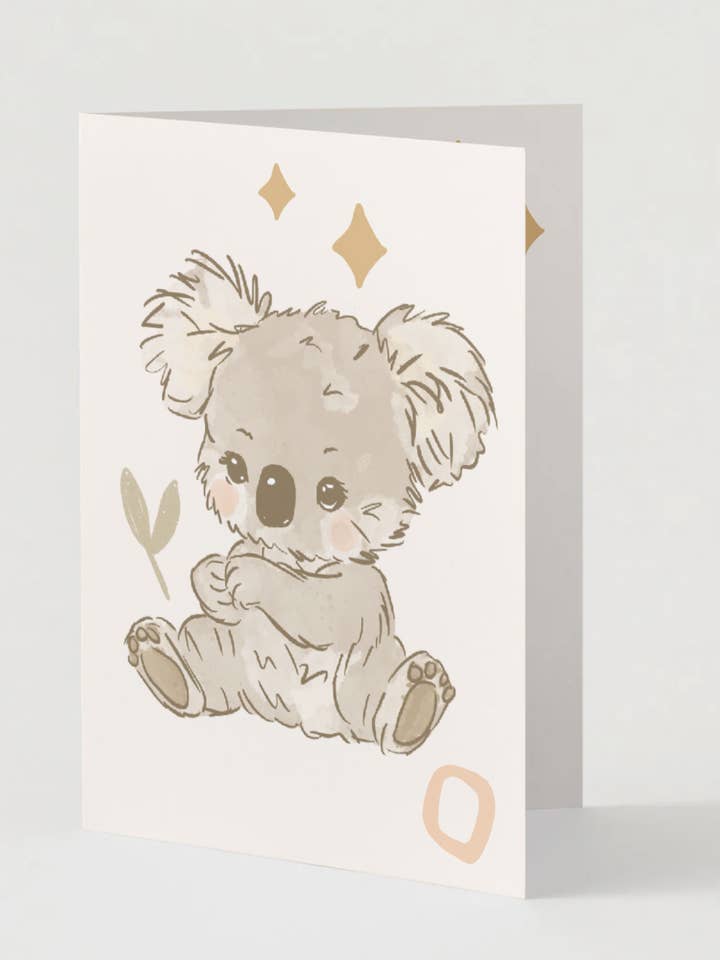 Koala card for wholesale by the name nest