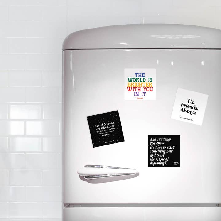 Quotable - Wholesale Magnet - Magnets - MD342 - The World Is Brighter With You (Unknown)1