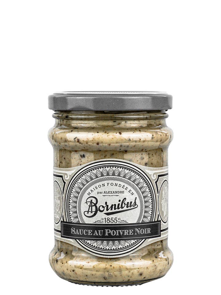 Schwarzer Pfeffersoße - MHD 28.09.09 für den Großhandel von Bornibus