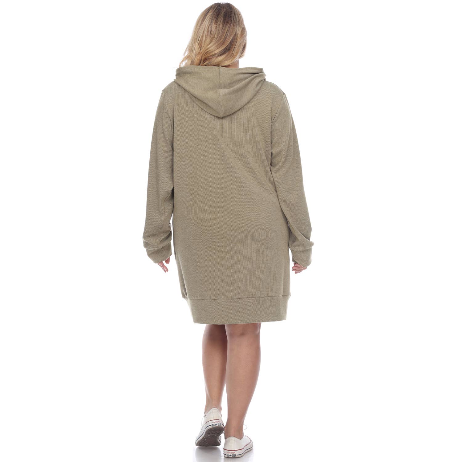 WHITE MARK – wholesale Dress – Women's – Plus Size Hoodie Sweatshirt Dress13