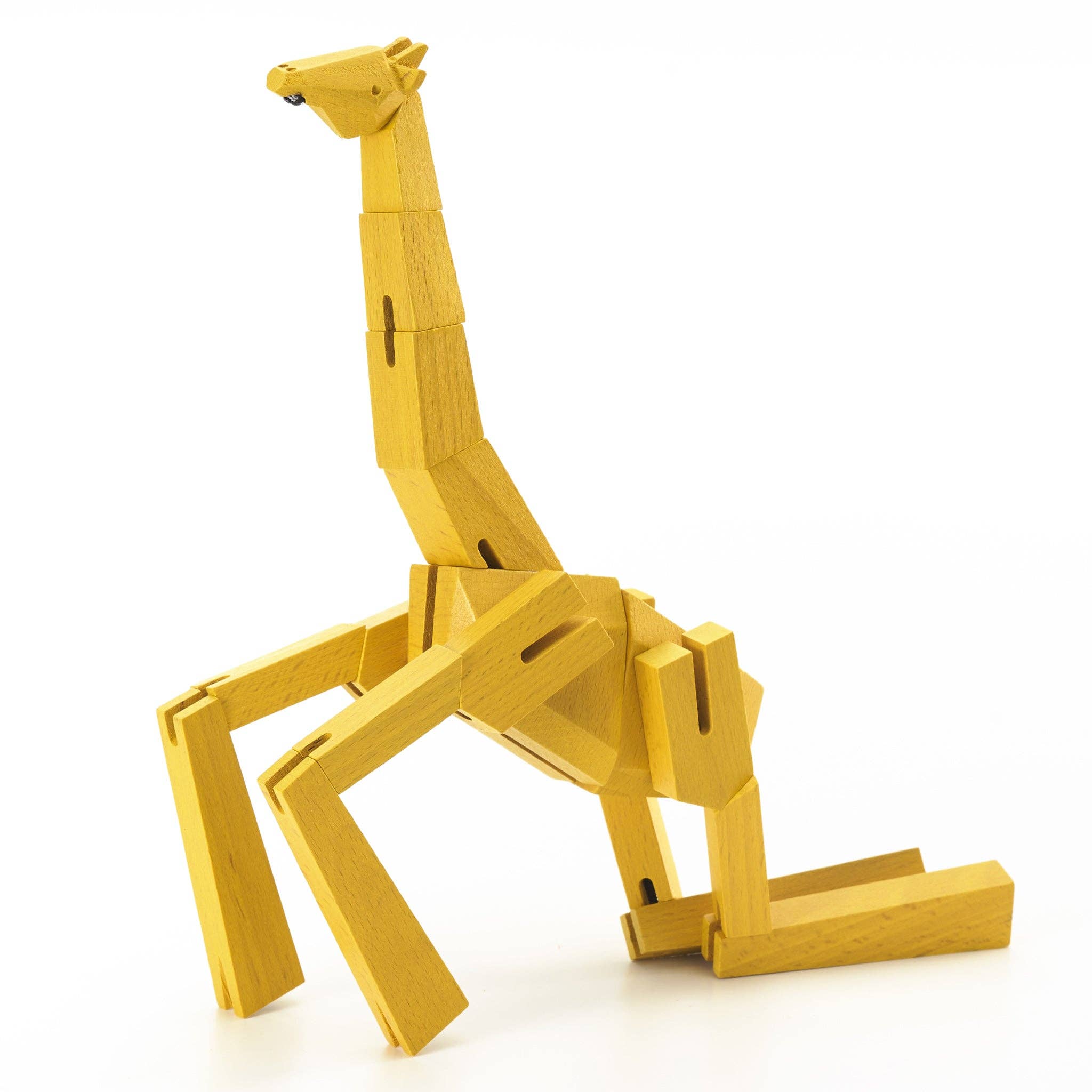 Yoshiaki Ito Design - Vendita all'ingrosso Giocattolo in legno - Bambini - Giocattolo in legno a forma di giraffa Morphits®: aumenta il tempo di gioco con Tall Ta3