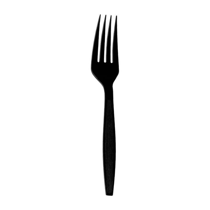 Black Plastic Disposable Forks - 1000 pcs for wholesale by Smarty had a Party