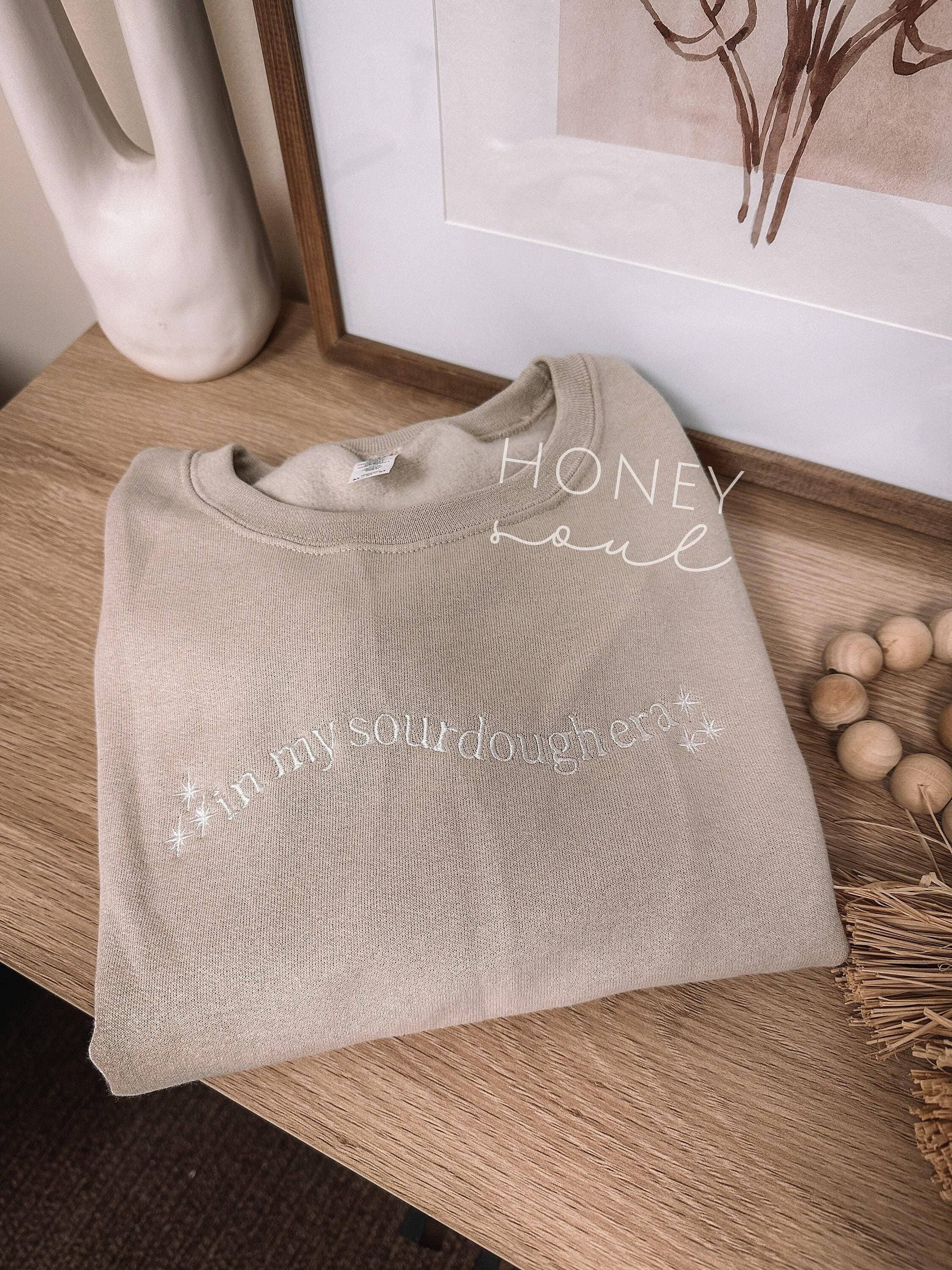 Honey Soul LLC - Wholesale Sweatshirt - Women's - Embroidered In My Sourdough Era Sweatshirt0