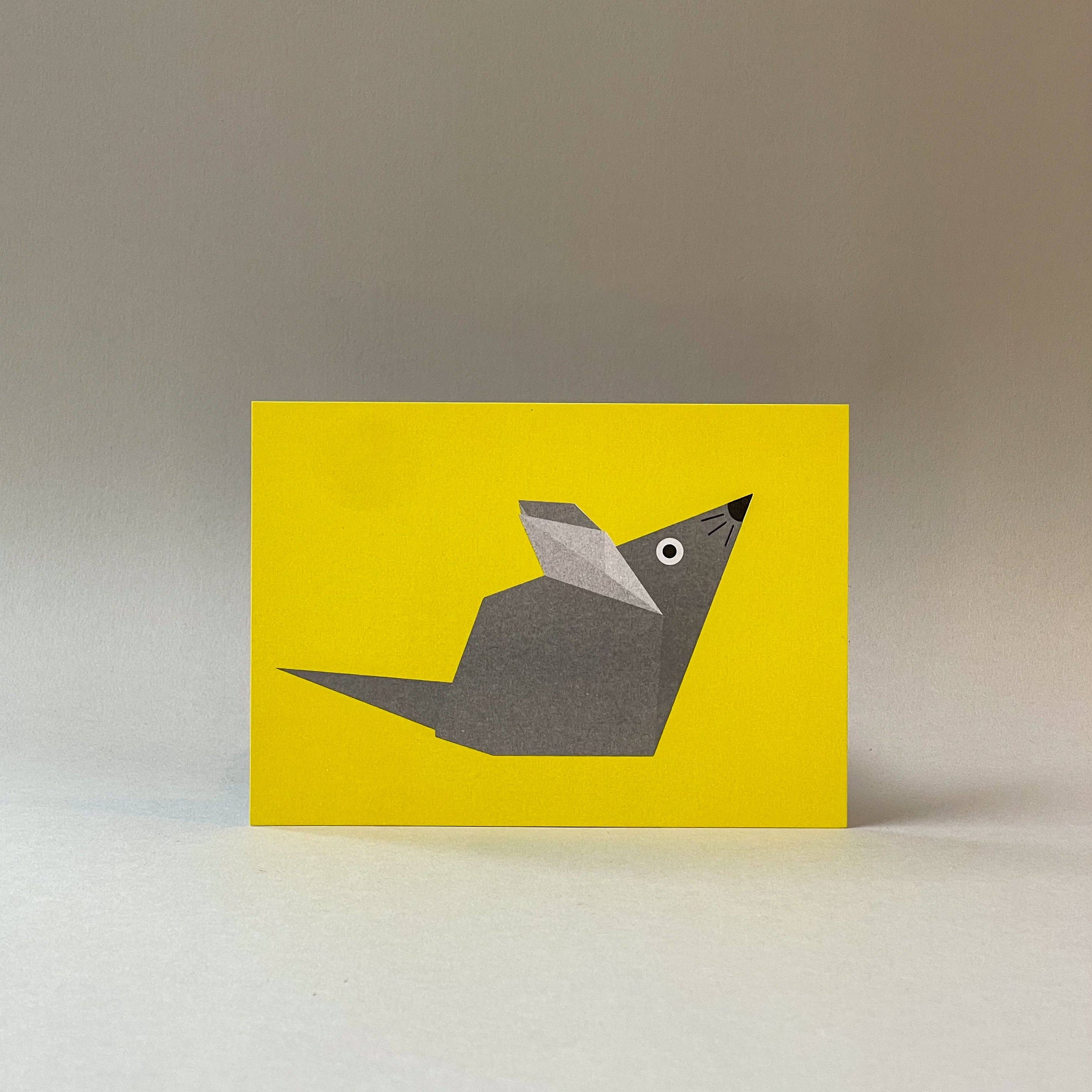 HERR & FRAU RIO – wholesale Postcard – Origami Mouse Postcard3