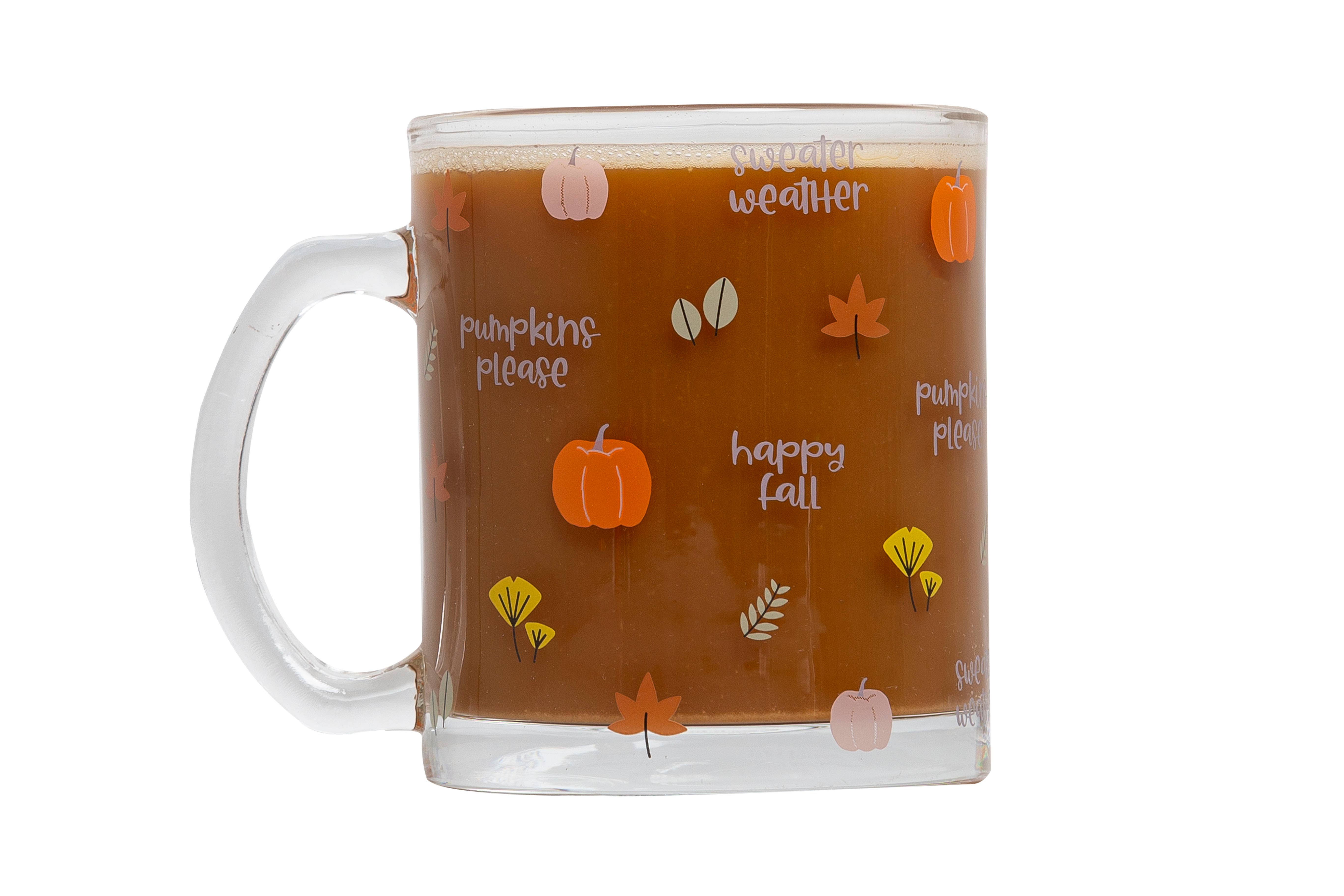 Pearhead - Wholesale Coffee Mug - Harvest Glass Mug, Fall Decor1