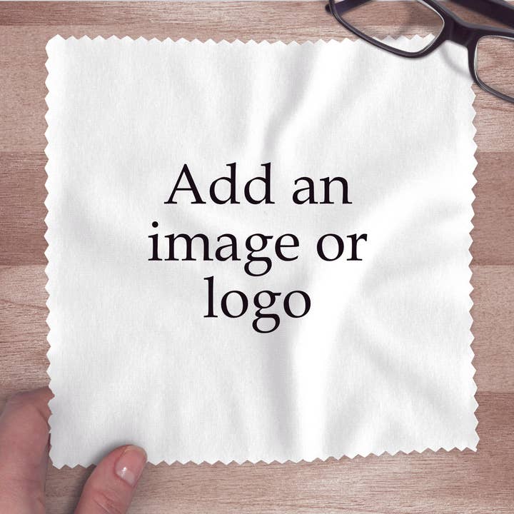 Design Time Gifts - Wholesale Cleaning Cloth - Add a custom printed design to this cleaning, lens cloth0