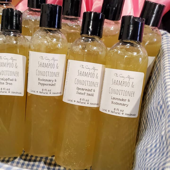 Shampooing & Gel Douche Conditionnant Castile pour la vente par The Sassy Alpaca
