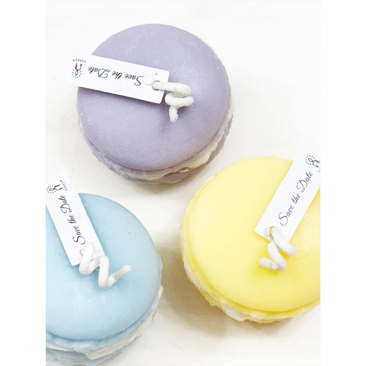 MIX COLOR Candle of Macaron with Scents for wholesale on Faire6