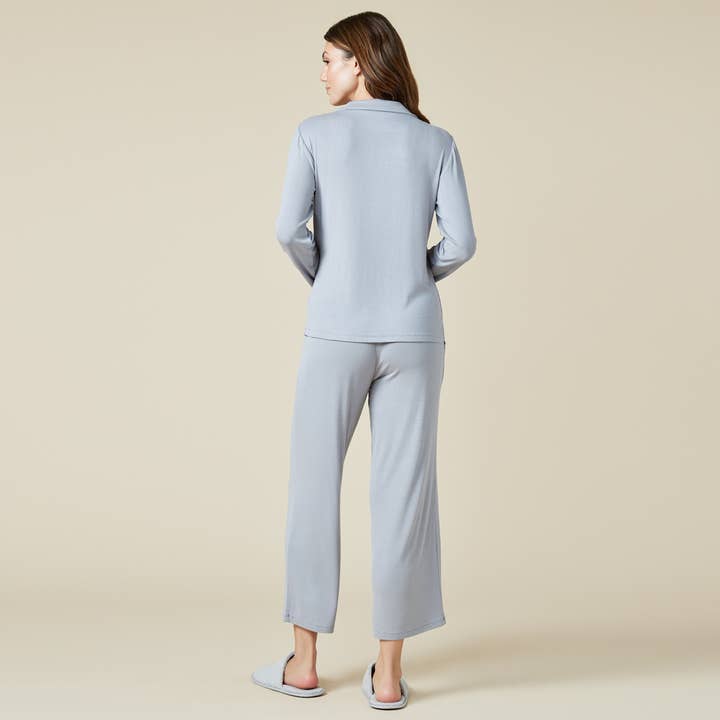 Softies - Wholesale Sleepwear Set - Women's - Sleep Soft Slim Notch Collar PJ Set for Women