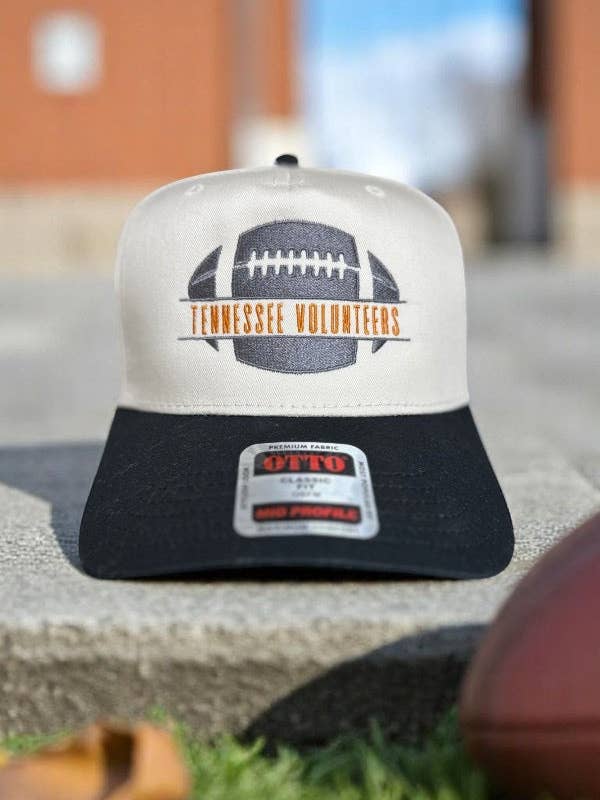 ETA 26/5 - Chapéu Bordado Natural/Preto TN Volunteers por atacado de Nash Grey