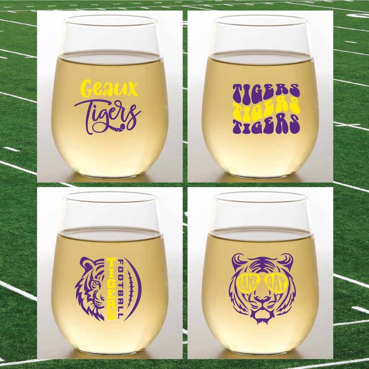 Wine-Oh! - Wholesale Wine Glass - CLOSEOUT LOUISIANA Assorted Unbreakable Plastic Wine Glasses11