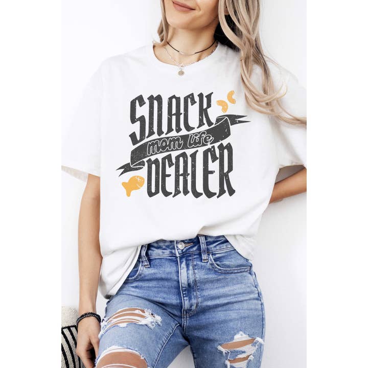 SNACK DEALER Oversized Graphic Tee for wholesale by A. BLUSH CO