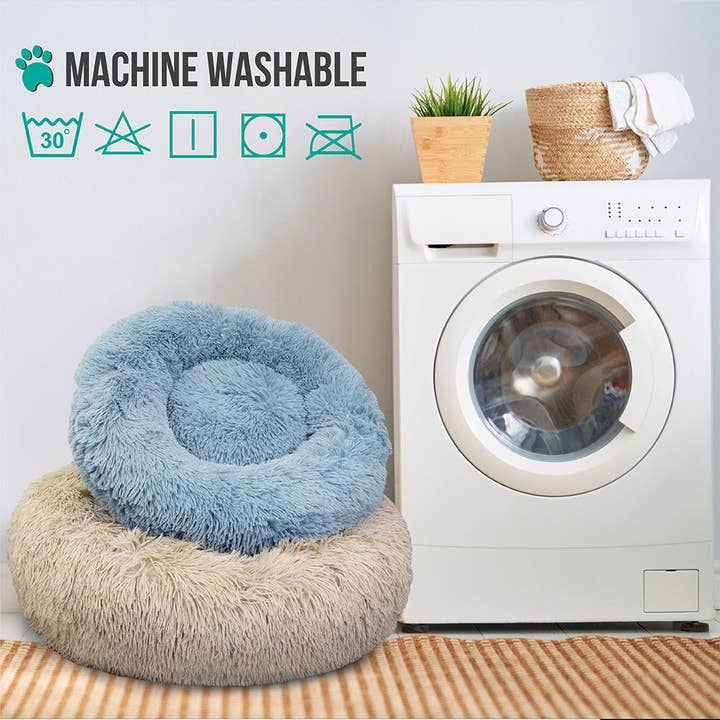 PetAmi - Wholesale Pet bed – Cat/dog - Fluffy Calming Donut Pet Bed18