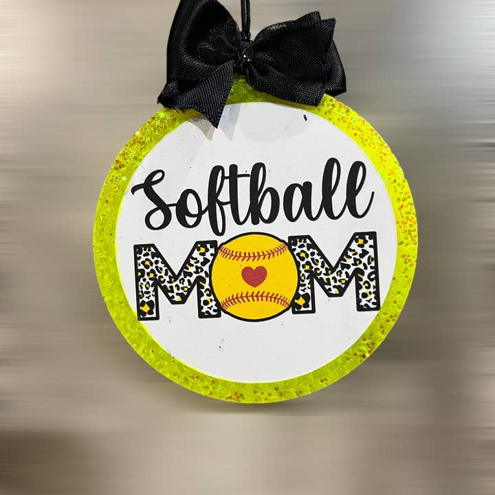 Softball Mom Car Freshie for wholesale by Cup Culture