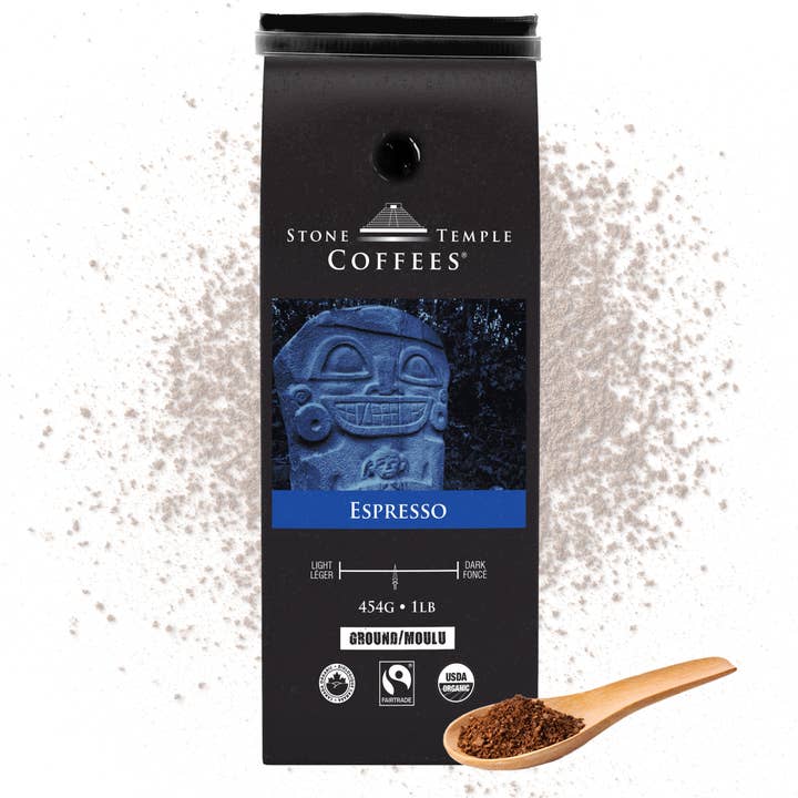 Espresso malet kaffe for engroshandel hos Stone Temple Coffees
