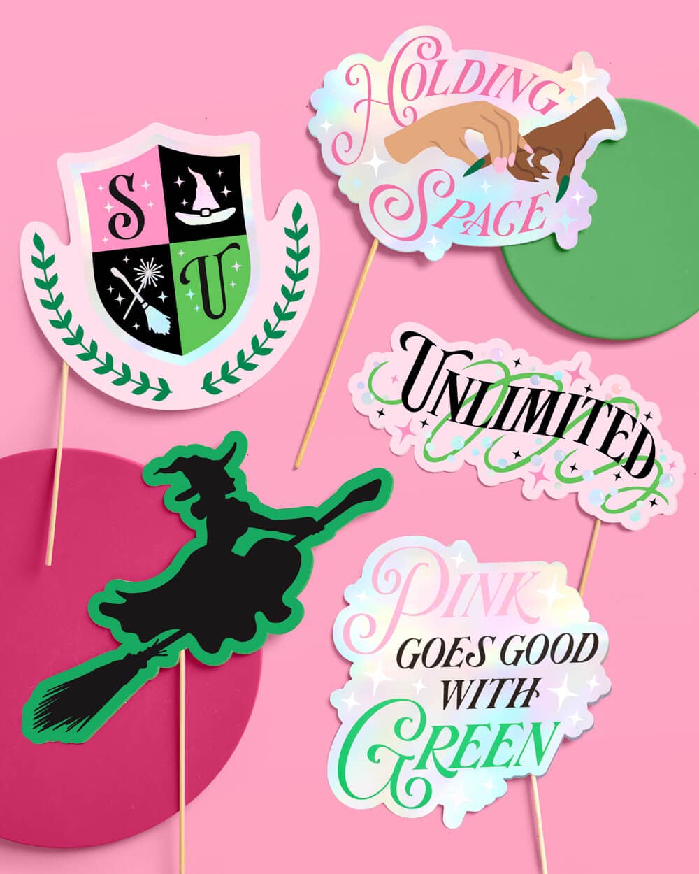 Petit Fetti - Wholesale Party Sign/Banner - Holding Space Props - 24 pc. photo booth set3