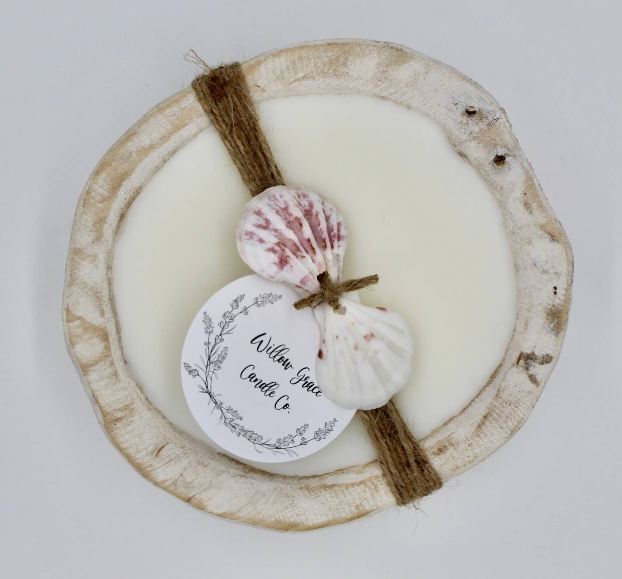 Willow Grace Candle Co - Wholesale Jar/Filled Candle - Mini Round Dough Candle4