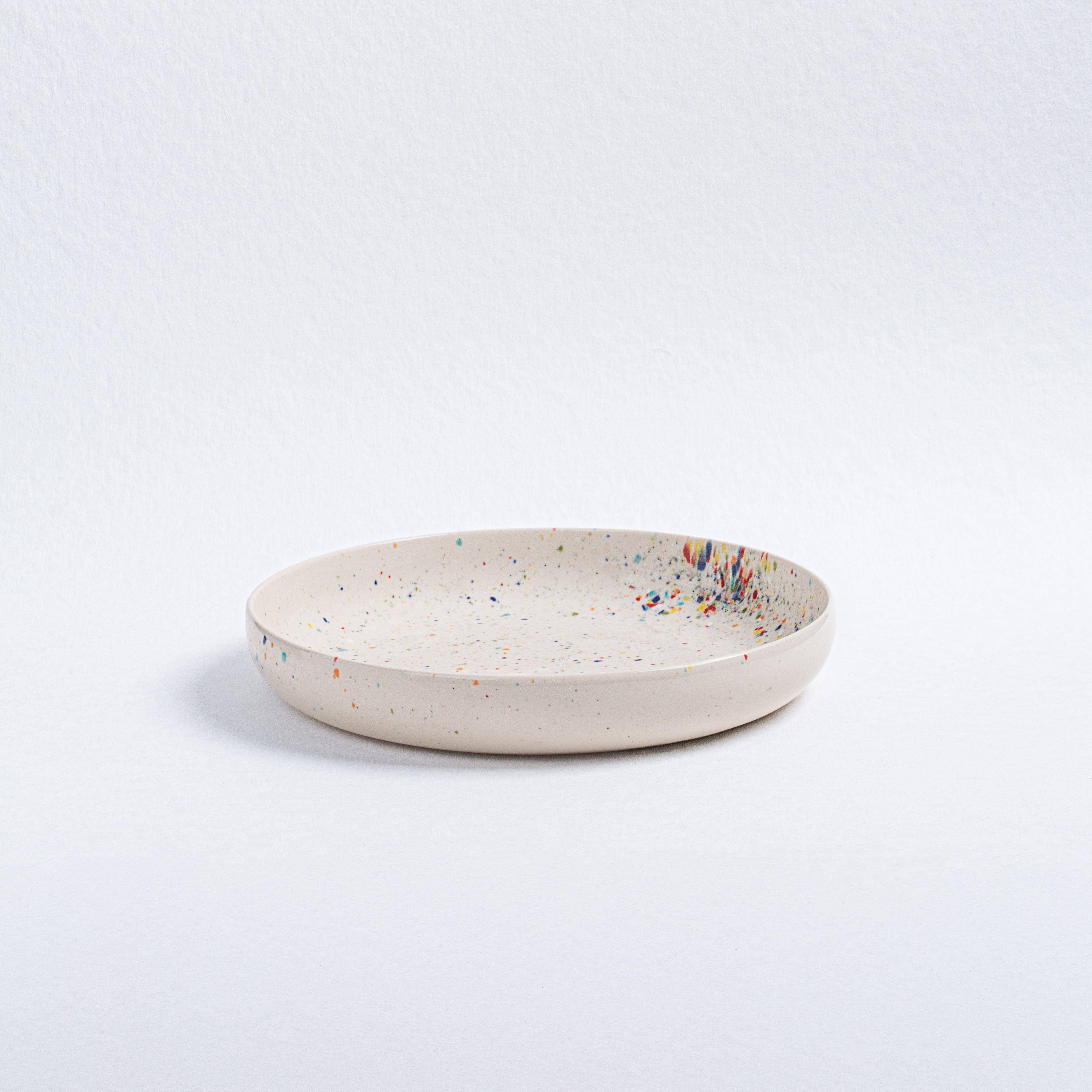 Egg Back Home - Vente Assiette - Assiette à pâtes basse Party blanche 23 cm1