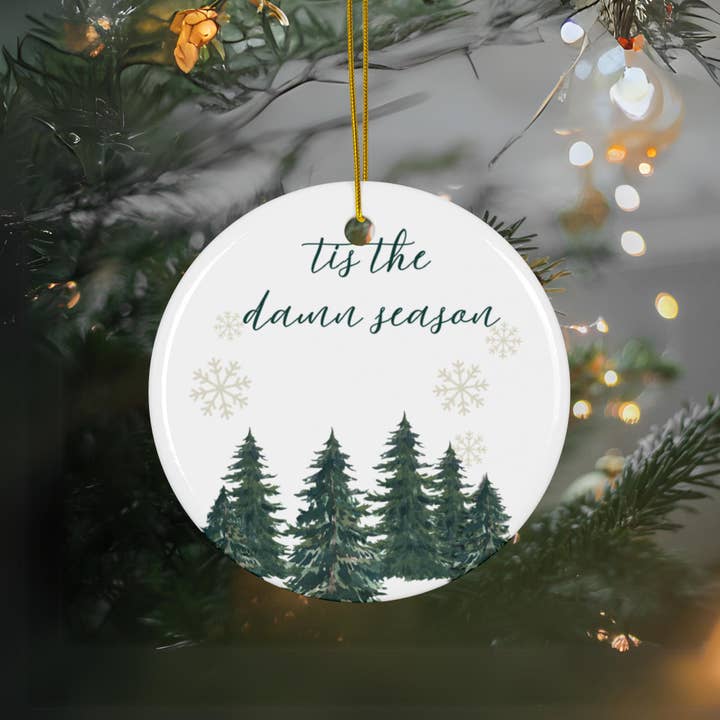 SONDO DESIGN LTD - Wholesale T-Shirt (Graphic) - Women's - Tis The Damn Season Ornament, Merry Swiftmas Xmas Keepsake1