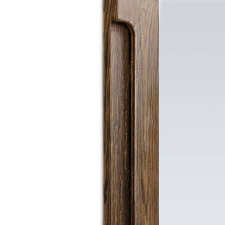 Humble Nature - Wholesale Cabinet - Double Finished Pecan Cabinet | Glass Door