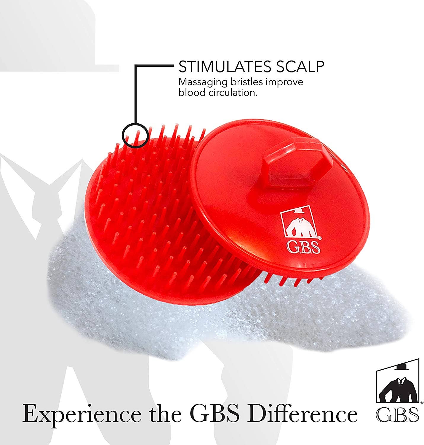 GENTS FINE GROOMING PRODUCTS - Wholesale Head Scratcher/Massager - Shampoo scalp brushes 3.125" diameter0