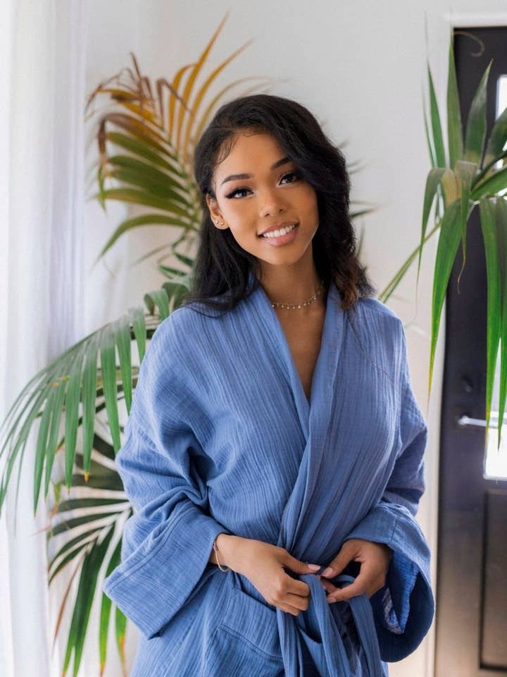 Keikico - Vendita all'ingrosso Vestaglia - Donna - Vestaglia in garza4