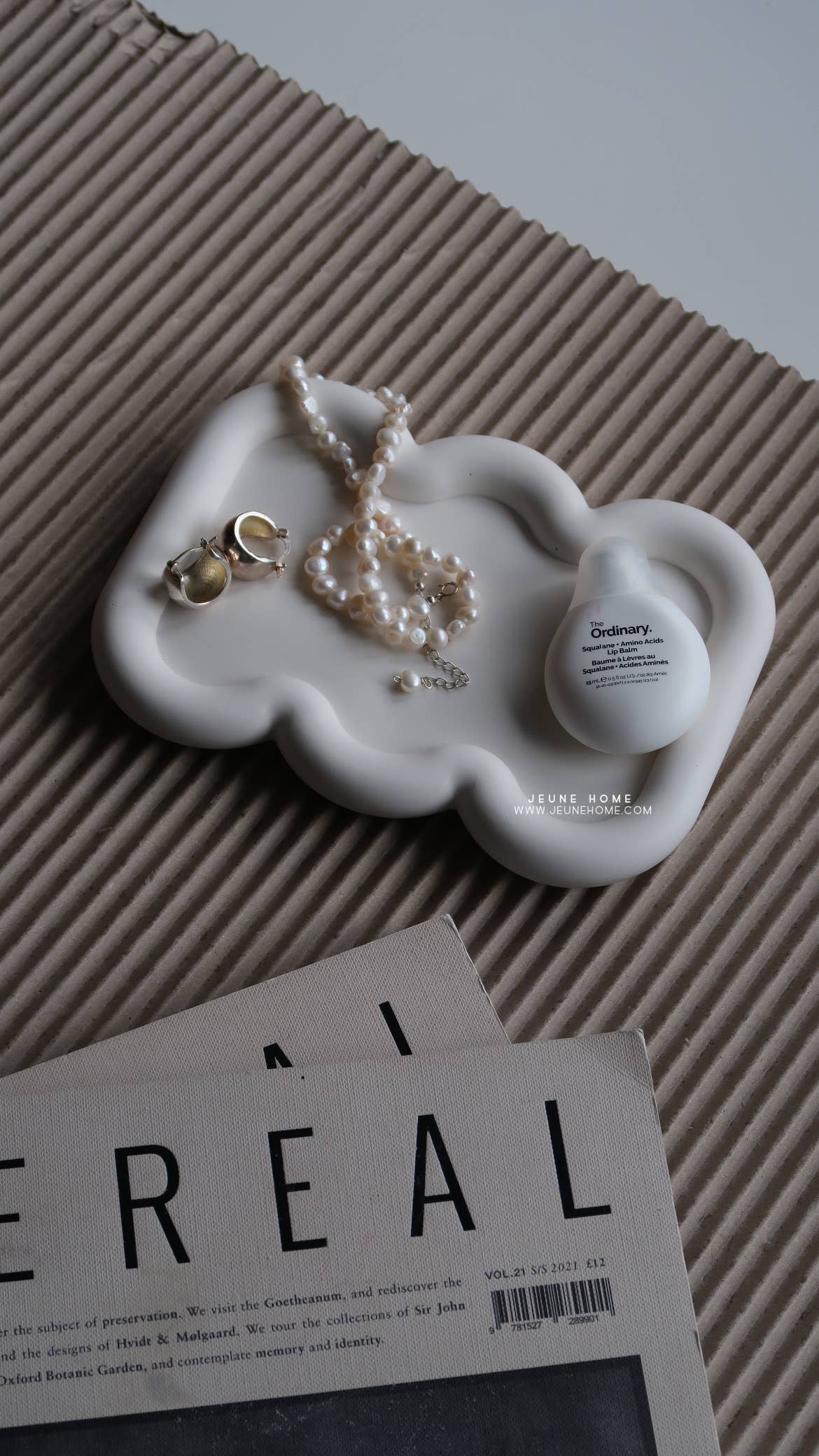 Jeune Home – wholesale Decorative tray – Val - wavy trinket tray | jewellery tray | catch all tray 3