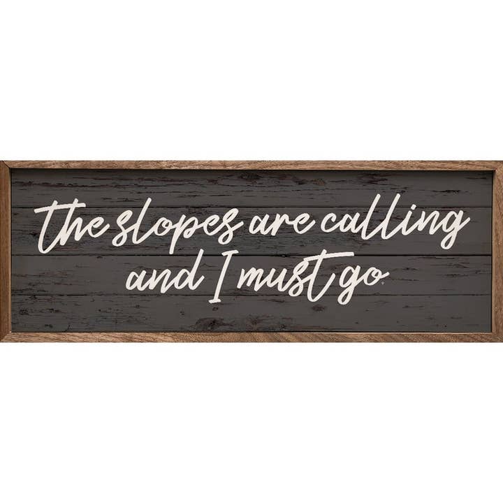 The Slopes Are Calling Gray for wholesale by Kendrick Home