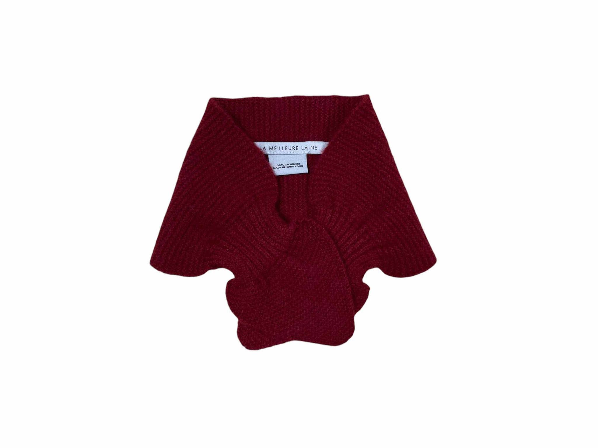 Kairon Trading UK Limited - Wholesale Scarf - Unisex - 100% Cashmere Keyhole Scarf, In Dark Red2