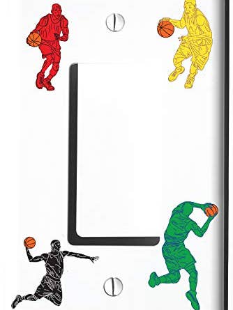 Interruttore della luce da basket e copertura delle prese, decorazione da parete per la cameretta dei bambini per la vendita all'ingrosso da parte di Presto Chango Decor