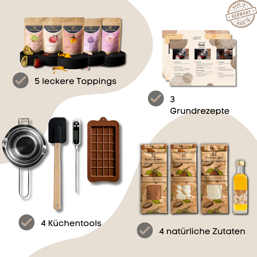 Pure Xocolate - Vente Coffret de cuisine - Kit complet pour fabriquer son chocolat soi-même1