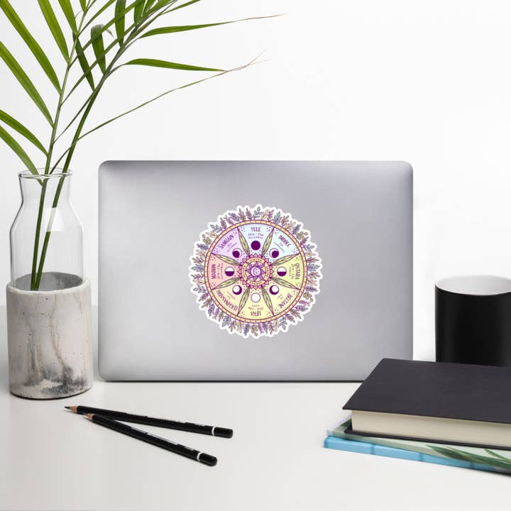 Sombras Blancas Art - Wholesale Sticker - Wheel of the Year Sticker1