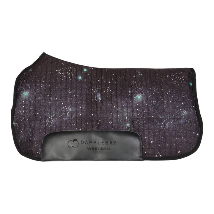 Dapplebay Midnight Constellation Western Saddle Pad for wholesale by JPC Equestrian