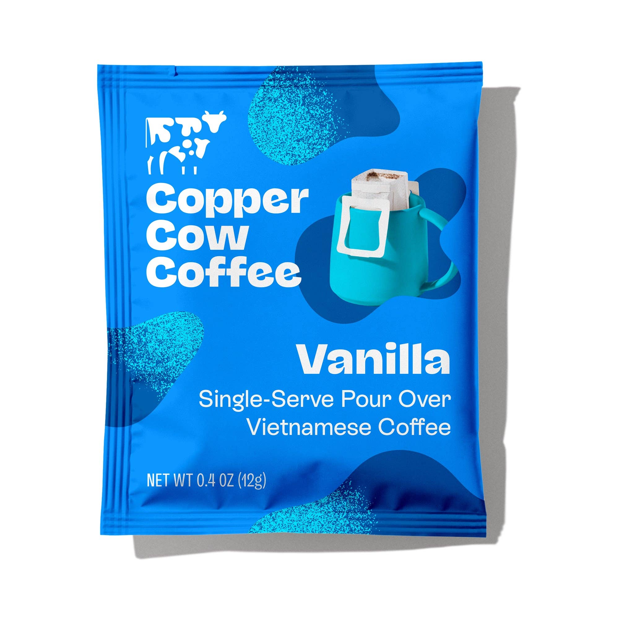 Copper Cow Coffee - Wholesale Ground Coffee - Coffee - Vanilla Pour-Over Tray (12ct) I 4 Pack Case3