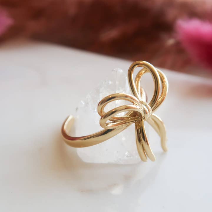 Bittersweet – wholesale Cocktail/statement ring – Promise Bow Ring