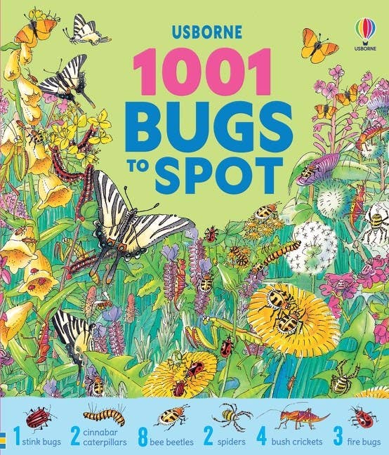 HarperCollins - Wholesale Coloring & Activity Book - Kids & Baby - 1001 Bugs To Spot : Usborne0